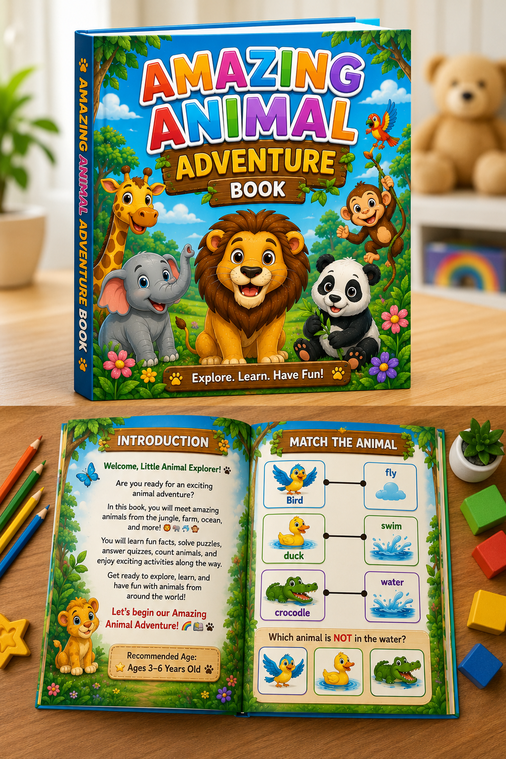 Amazing Animal Adventure - Children's Book