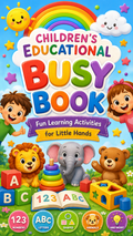 Children's Educational Busy Book - Fun Learning Activities for Little Hands