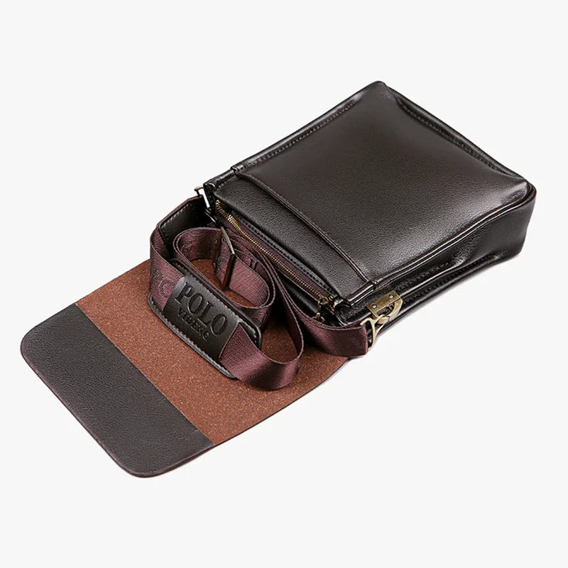 Polo Men's Vertical Crossbody Bag – Single Shoulder Bag