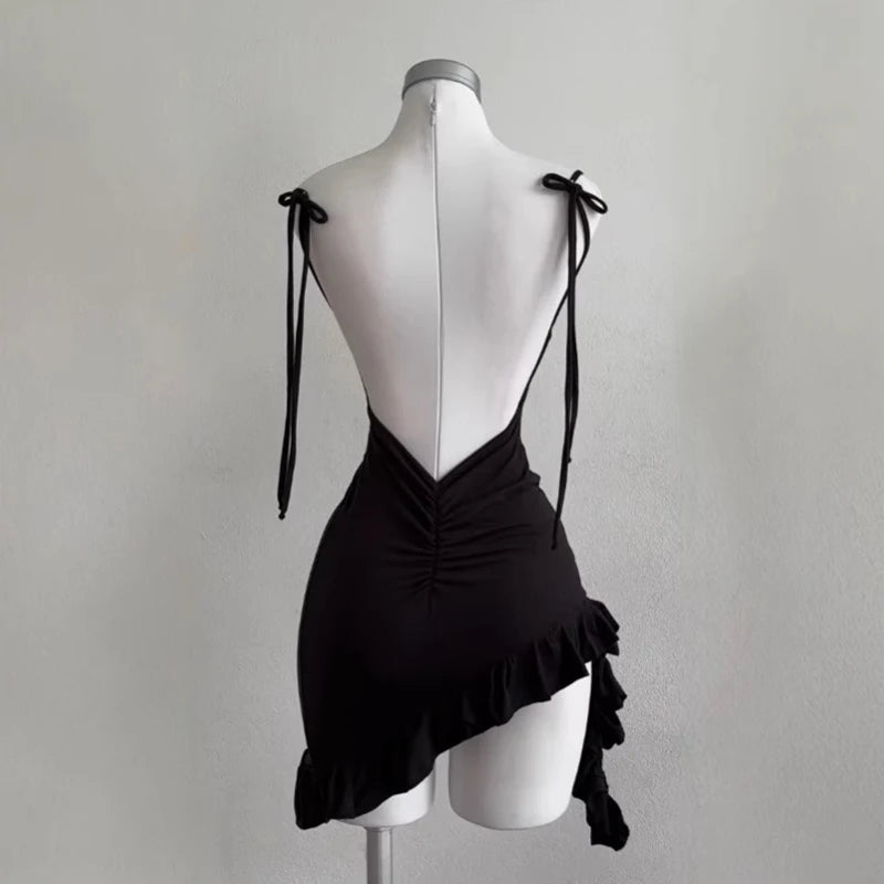 2026 Women's Sexy Sleeveless Backless Mini Dress